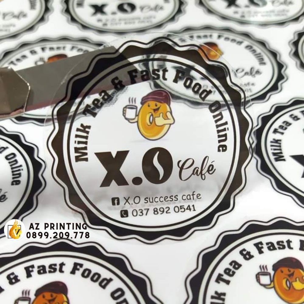In tem nhãn, In decal theo yêu cầu