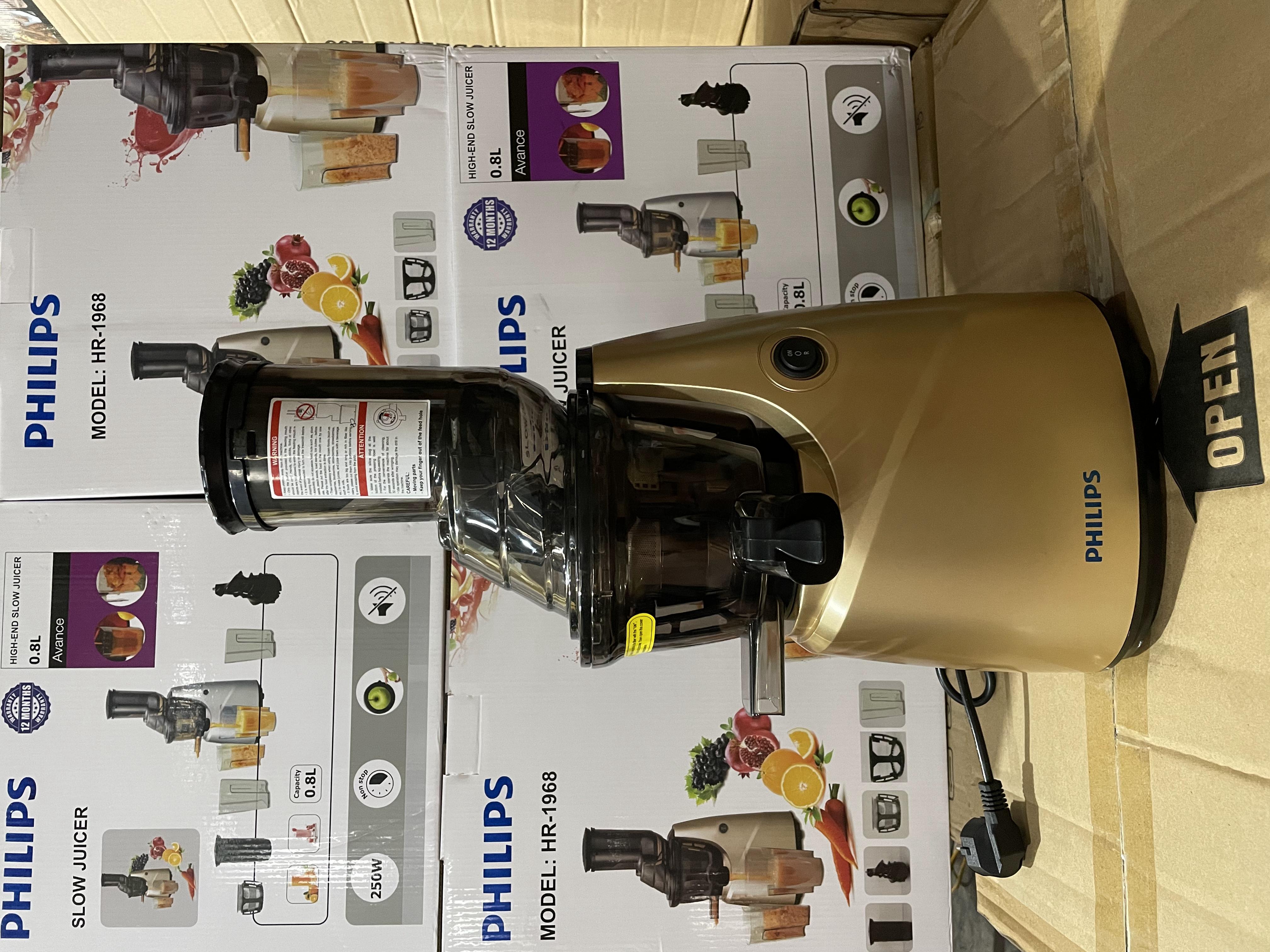 Máy ép chậm Philips HR-1968, máy ép chậm philips