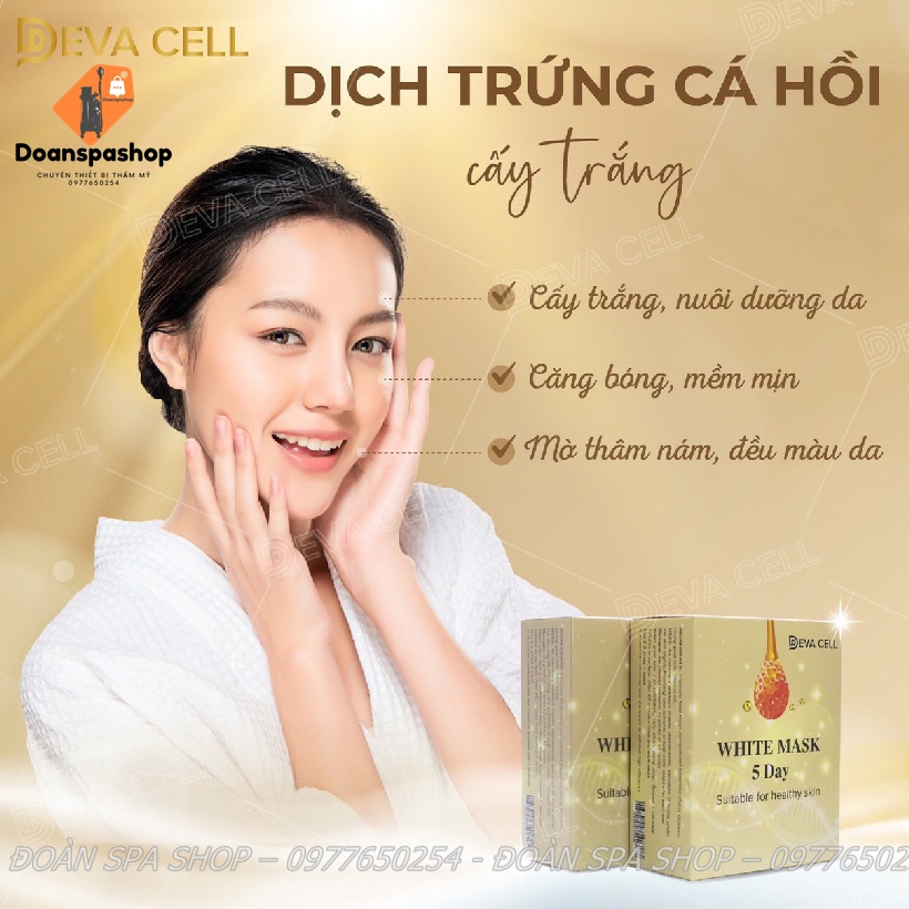 Dịch Trứng Cá Hồi Cấy Trắng DevaCell Chính Hãng Deva Cell