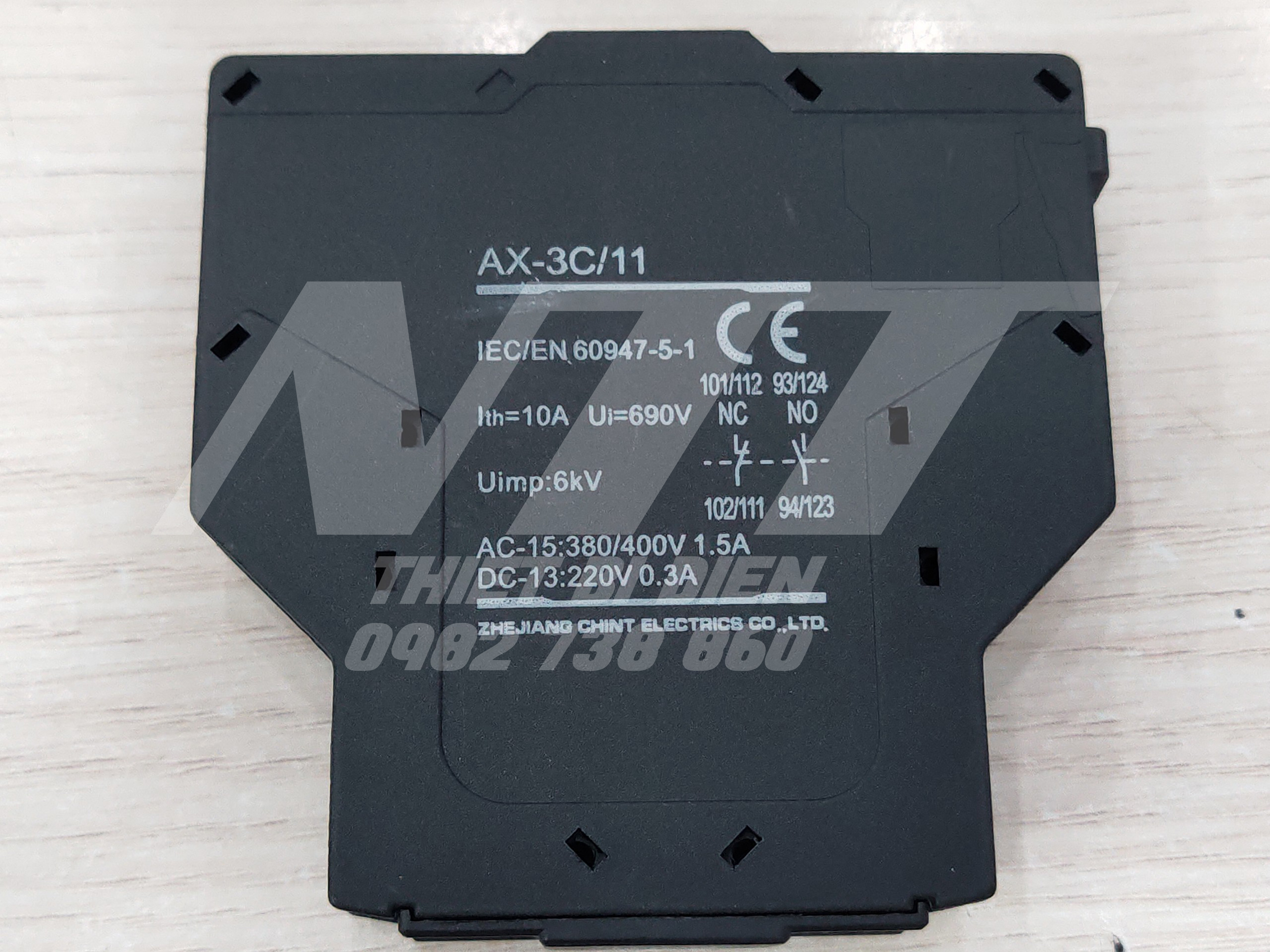 Tiếp Điểm Phụ Lắp Bên Cạnh Contactor AX-3C/11 CHINT