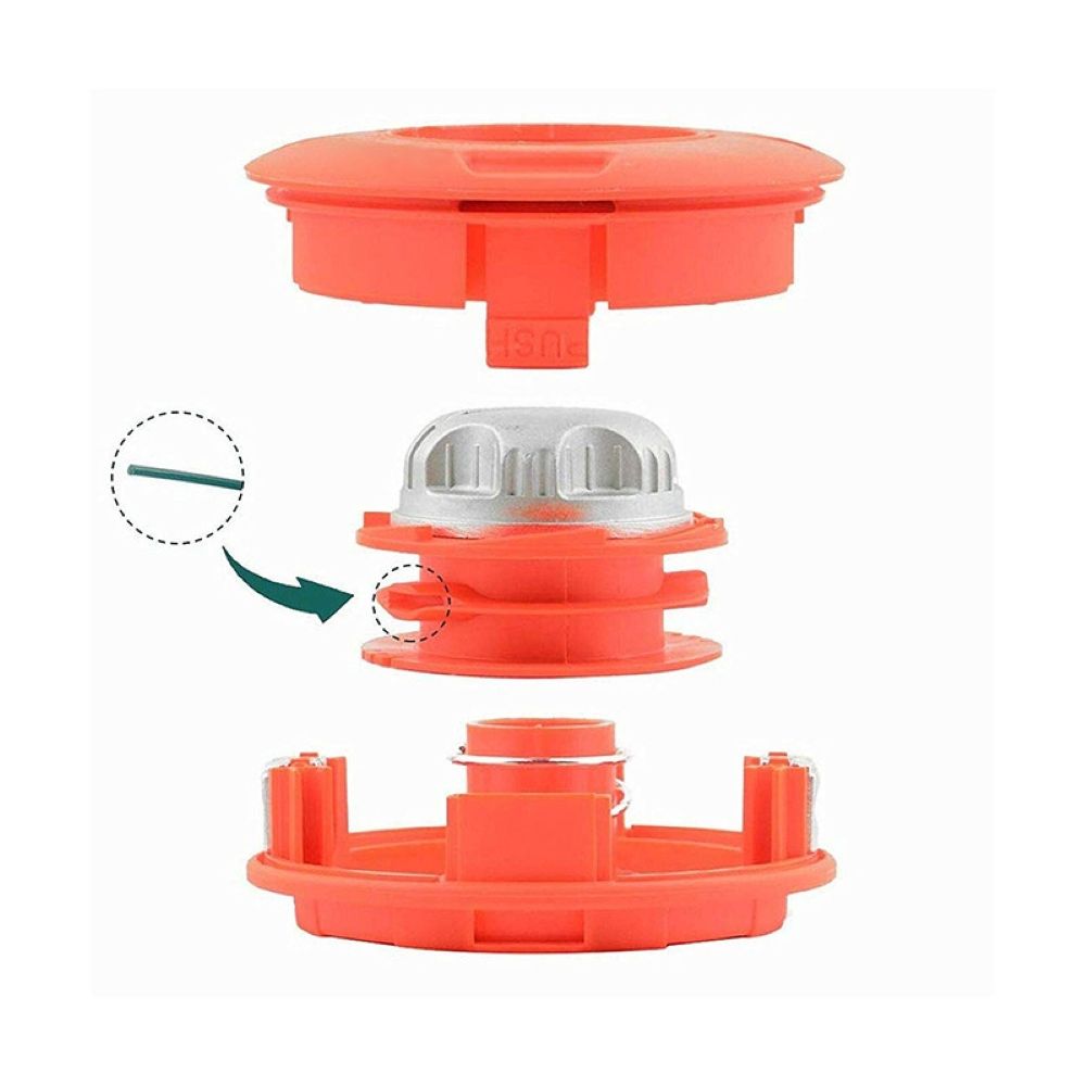 LYDV42UAM Universal Replacement Grass Lawnmower Brush Cutter Trimmer Head Feed Spool Strimmer