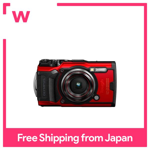 OLYMPUS digital camera Tough TG6 Red 12 million pixel CMOS F2.0 15m