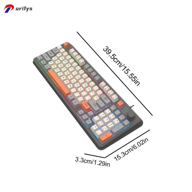 【Khuyến mãi đặc biệt🔥】K82 Bàn Phím Cơ Có Dây Nhỏ Gọn bàn phím máy tính Với Số Pad 94 Phím Bàn phím chơi game cơ Cho Máy Tính Máy Tính Xách Tay,Trả lại trong vòng 7 ngày
