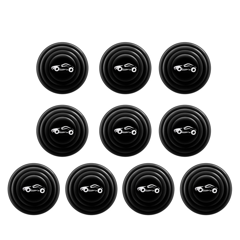 [10 PCs] button damper door cars help soundproof decrease the closure and protect cars, cushion rubber knob damping anti-shock
