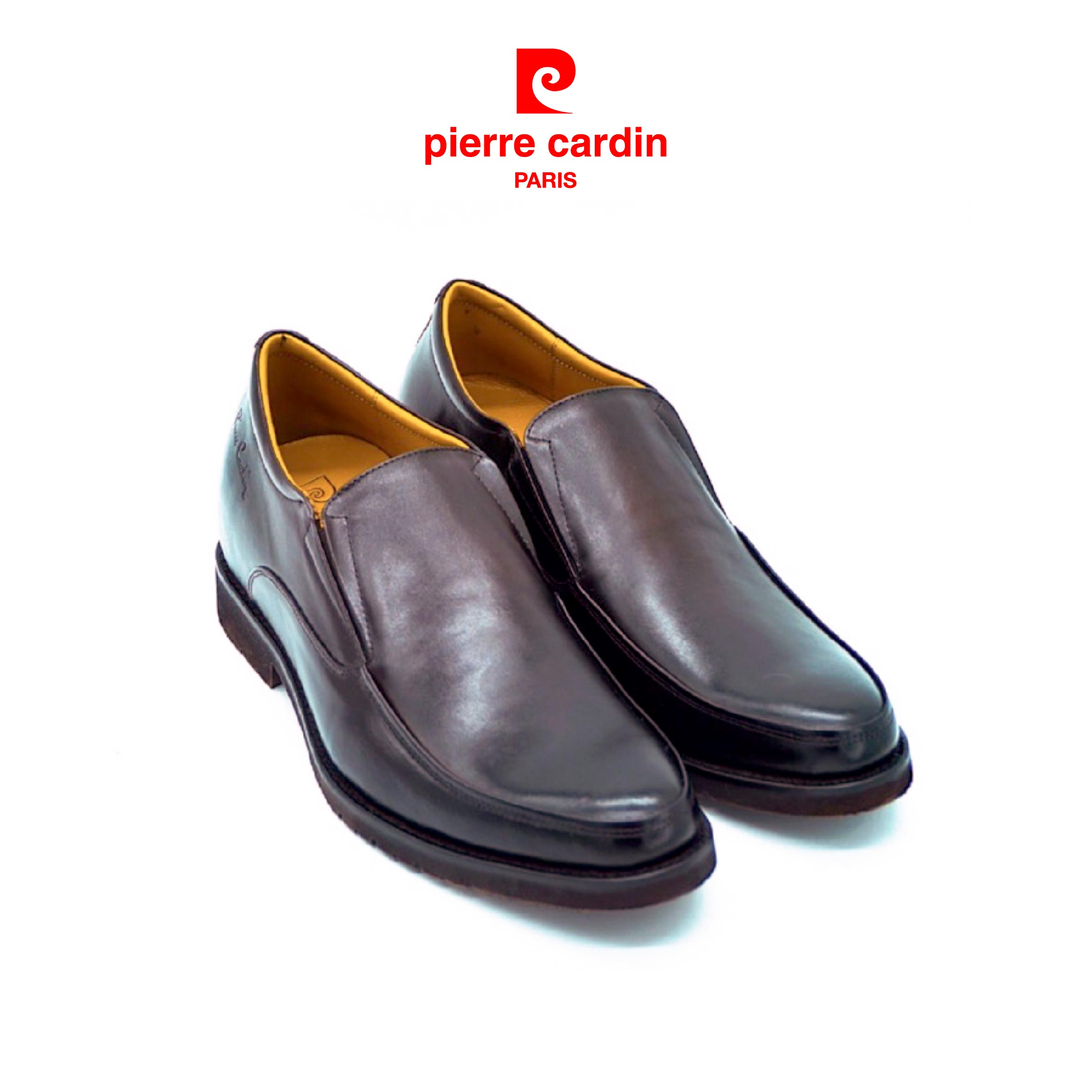 Giày Tăng Chiều Cao 7 Phân Pierre Cardin chất liệu da bò thật nhập khẩu, đế da ca cấp, bảo hành 12 tháng- PCMFWLE 335