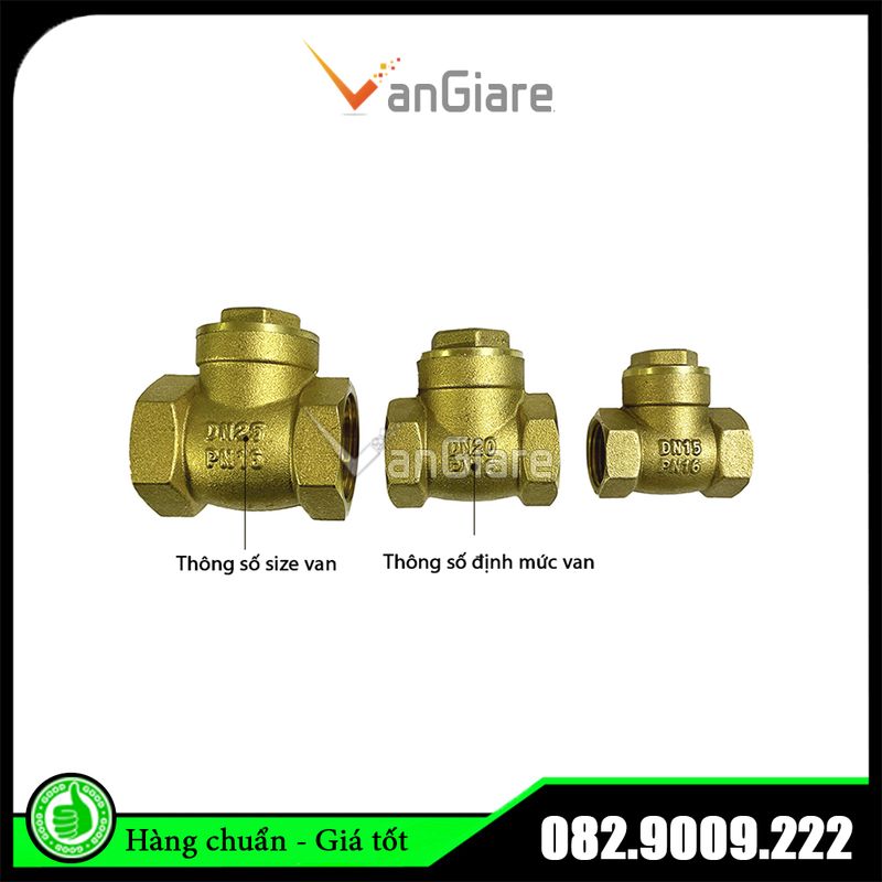 Van nước 1 chiều lá lật có đĩa đệm Đài Loan phi 21 27 34