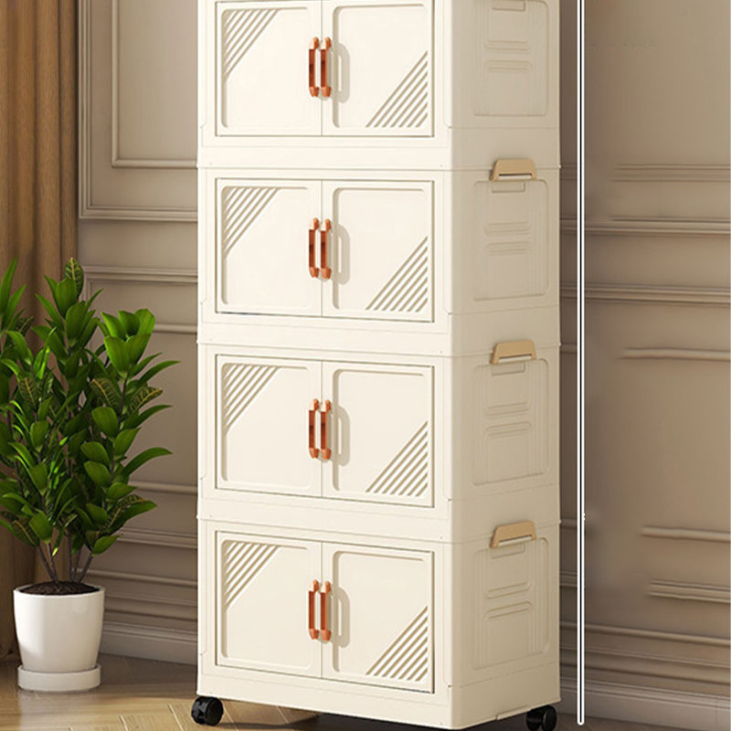 Storage box Folding locker Clothes and toys folding storage box Movable multilayer storage cabinet Multi-purpose storage box wheeled shelves, storage boxes, drawer boxes, storage racks, storage racks for orderly storage of articles.