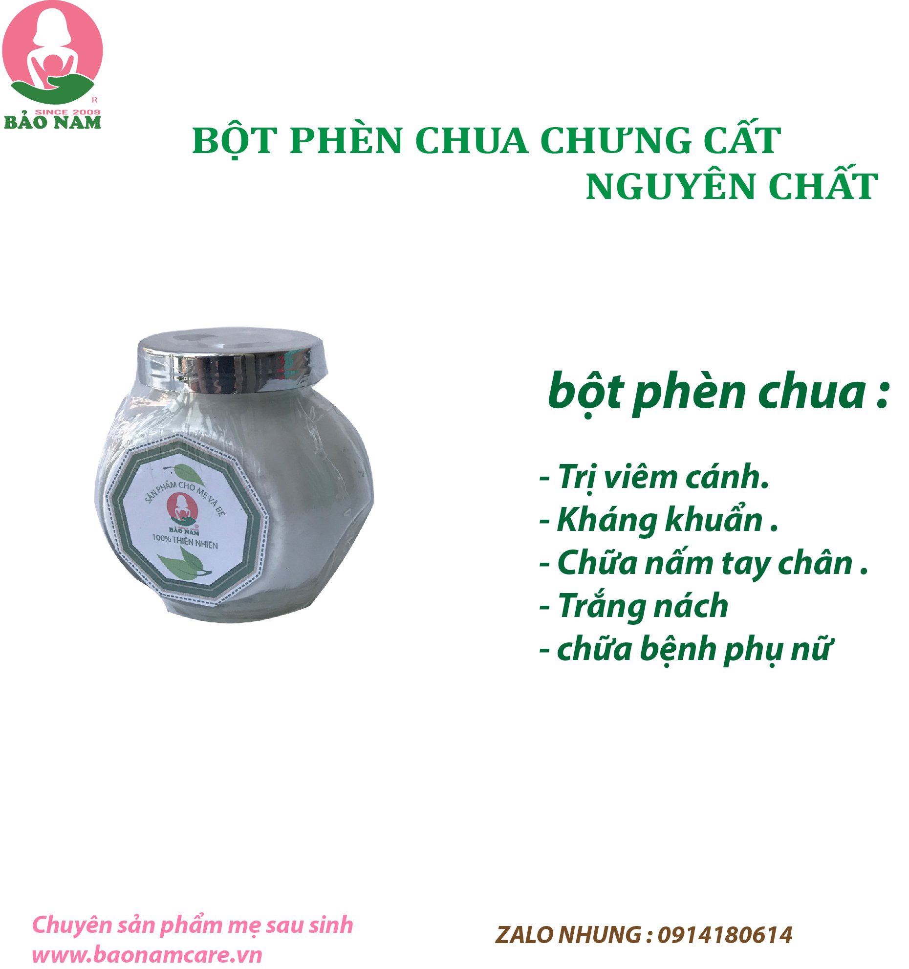 BỘT PHÈN CHUA NGUYÊN CHẤT