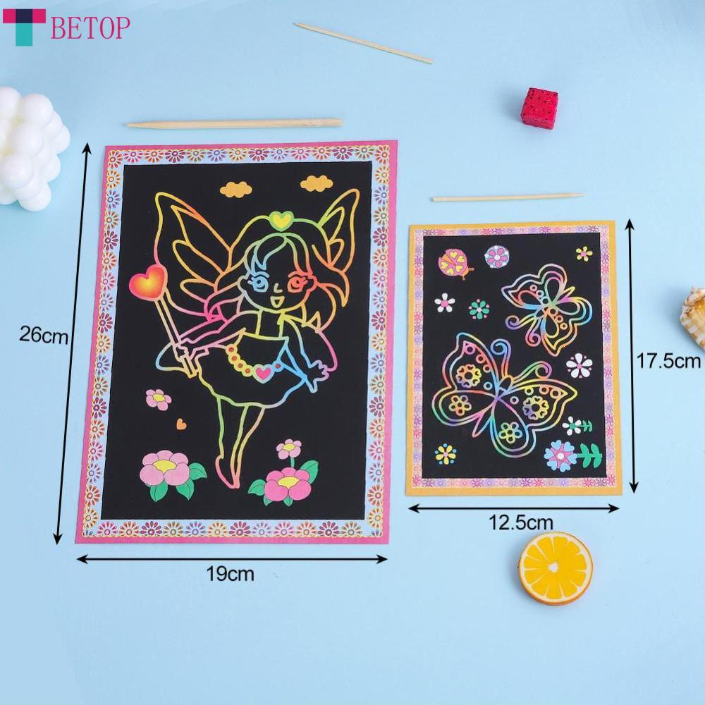 20Pcs/10Pcs Magic Scratch Art Doodle Pad Sand Painting Cards Early  Educational Learning Creative Drawing Toys for Children - Realistic Reborn  Dolls for Sale