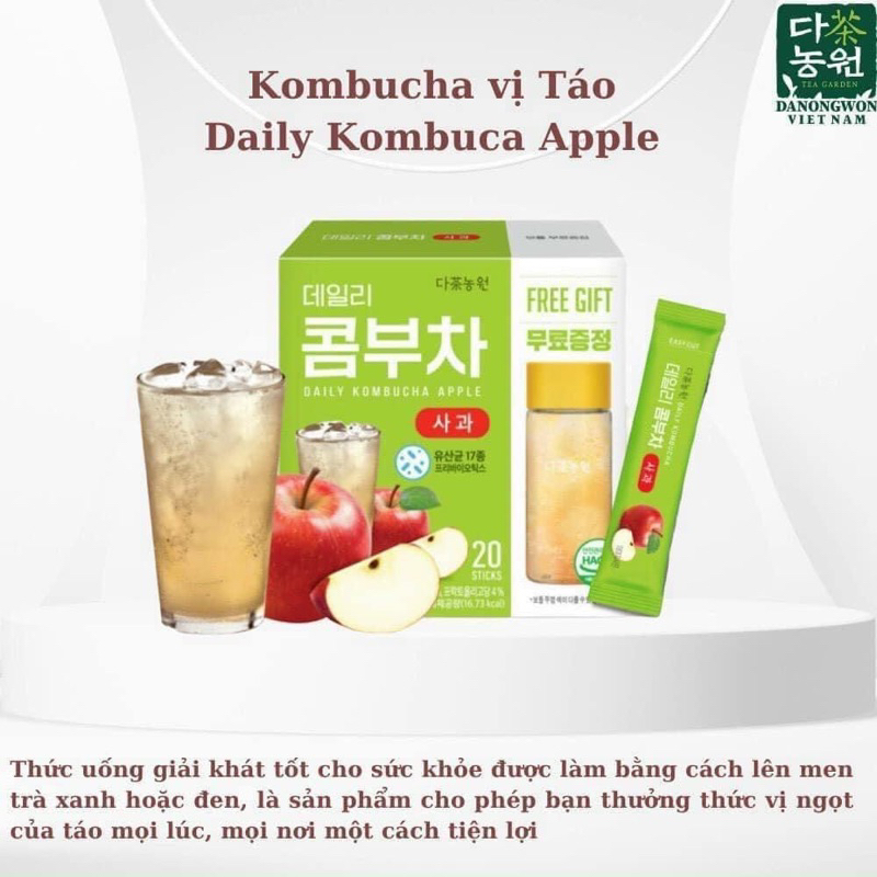 Trà DAILY KOMBUCHA ( TẶNG KÈM BÌNH )