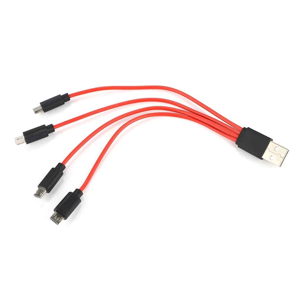 Cáp Micro USB 4 trong 1 Cáp sạc Micro Cáp chuyển đổi USB đồng bộ dữ liệu Micro USB chia dây sạc cho điện thoại Android