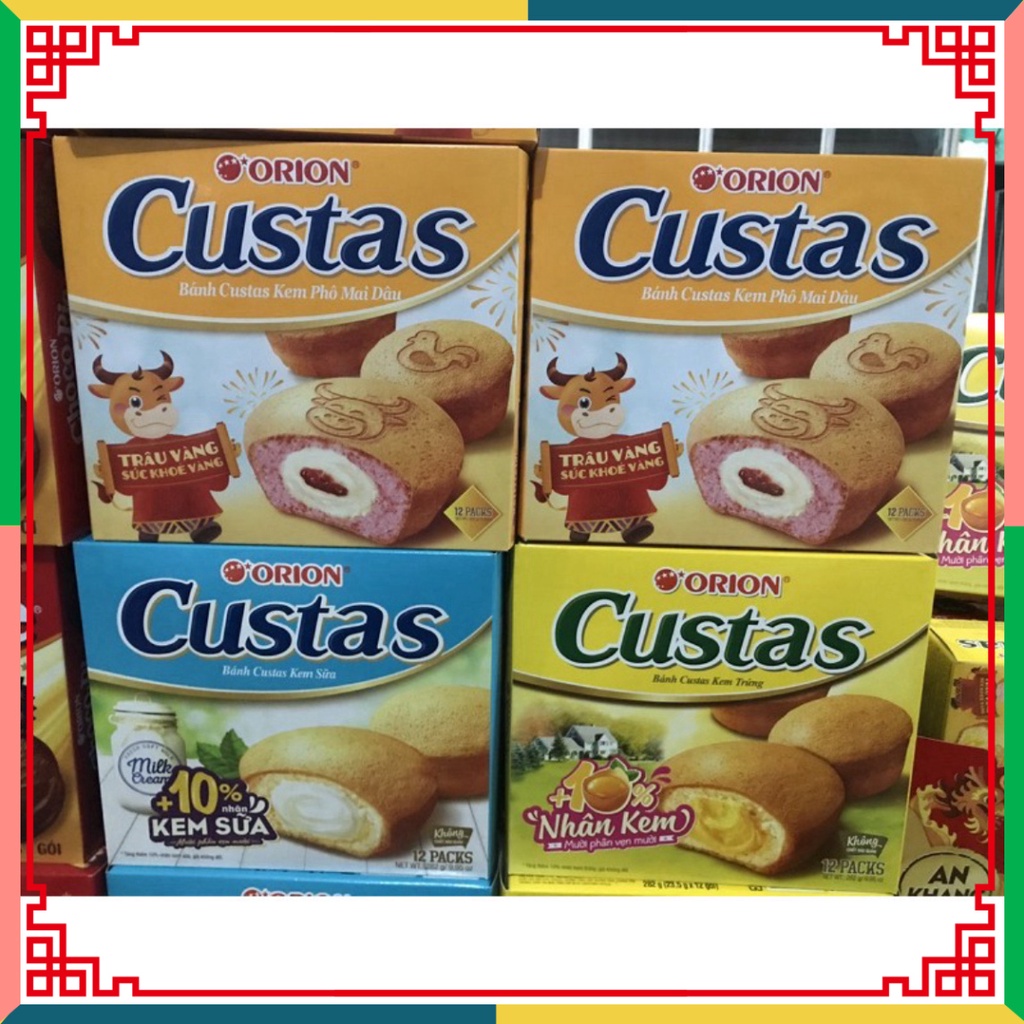 Bánh Trứng Custas Hộp 282g (TN)