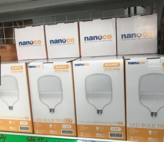 [HCM[ Bóng đèn LED Bulb Trụ E27 Nanoco