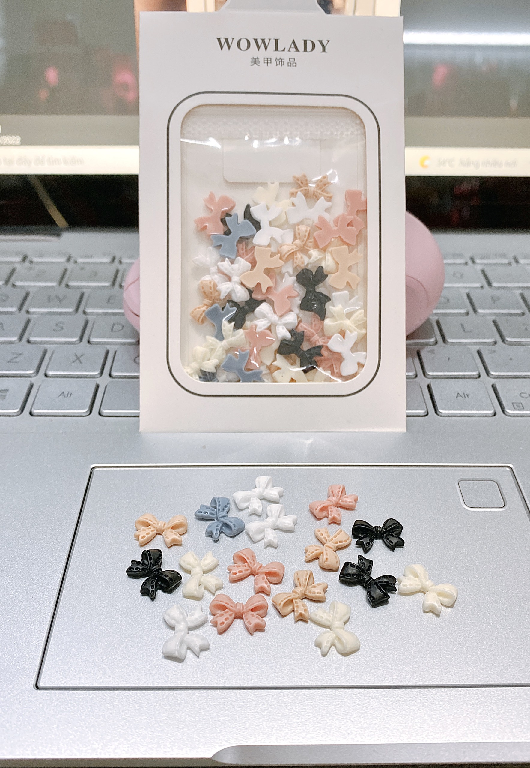 Charm nơ mẫu mới siêu đẹp - Mini Nails