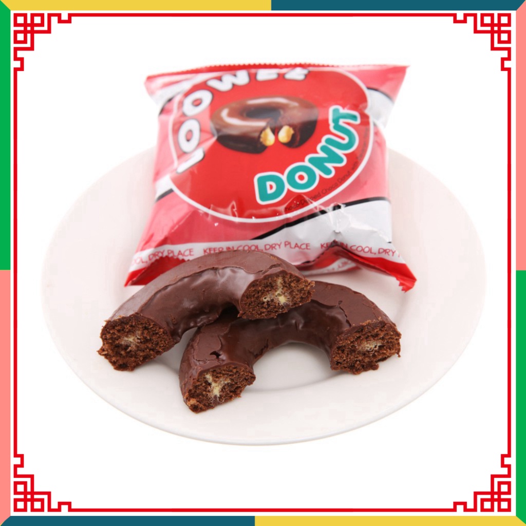 (HOT LIKE) Bánh Donut Doowee hỗn tạp Nhiều Vị (Gói 12 cái)