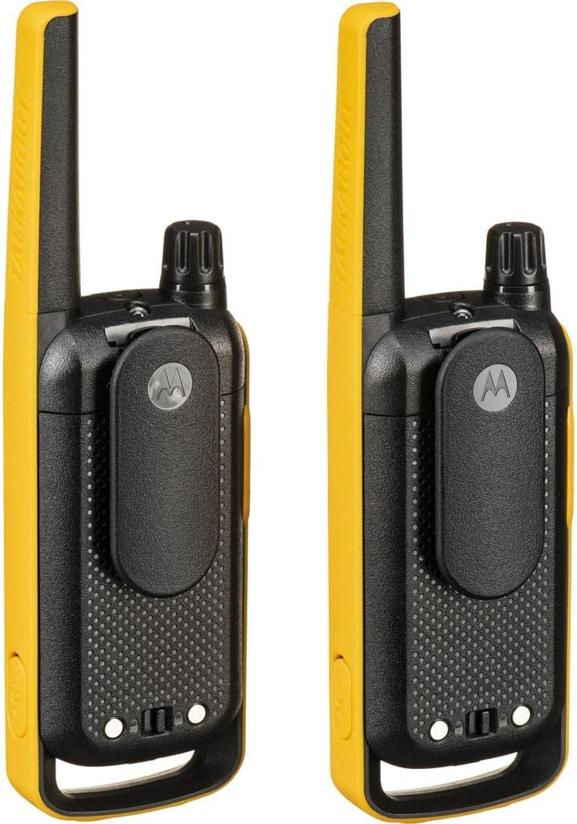 Motorola Solutions T470 Two-Way Radio Black W/Yellow Rechargeable Two Pack  Lazada PH