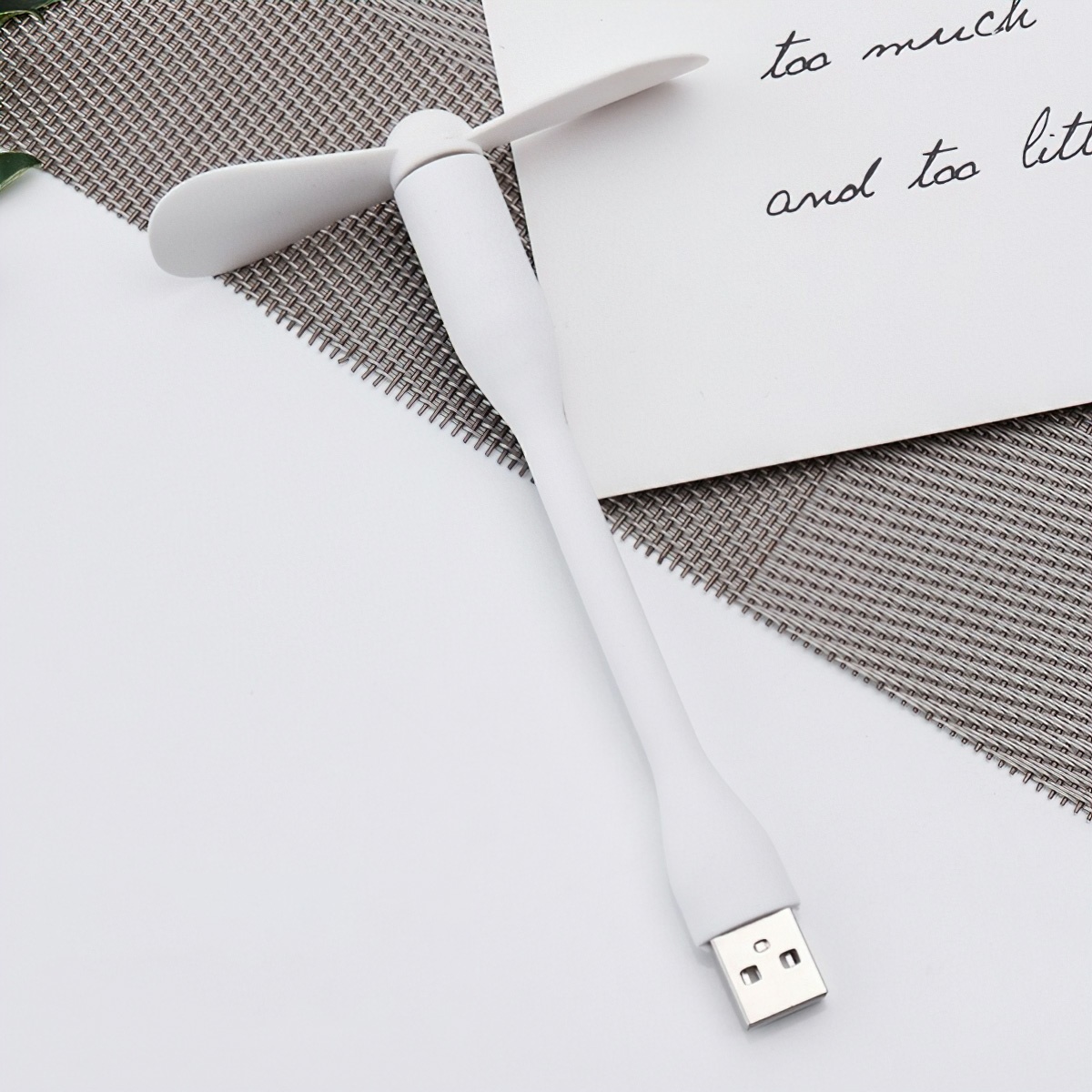 Quạt USB mini 2 cánh rời siêu mát - Quạt sử dụng cho điện thoại, laptop cổng usb tiện dụng CINDY