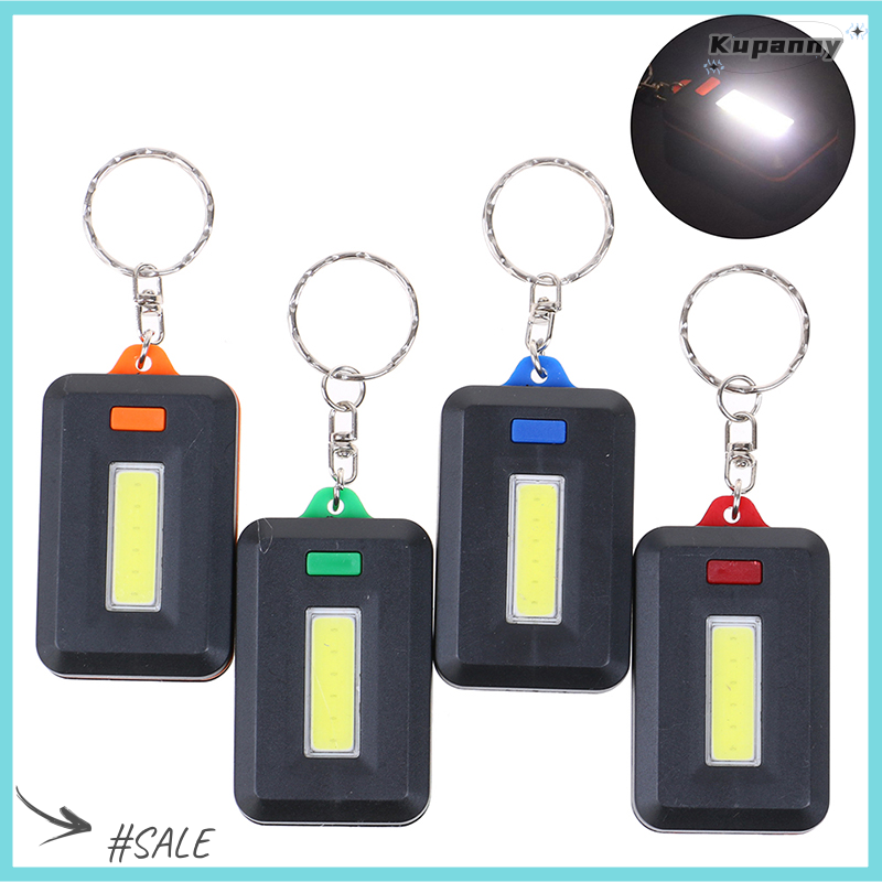 Kupanny Cob flashlight keychain mini led flashlight portable outdoor emergency light