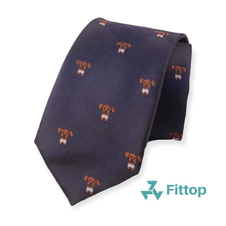 Cà Vạt Nam Trẻ Trung Họa Tiết Hàn Quốc 6cmFITTOP CAVAT-157