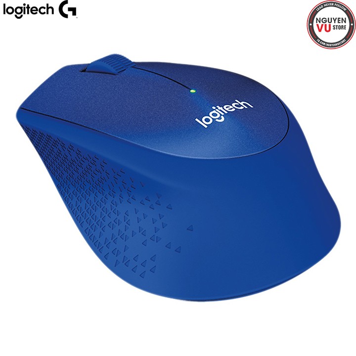Logitech Wireless Mouse m331 silent-Blue-authentic product