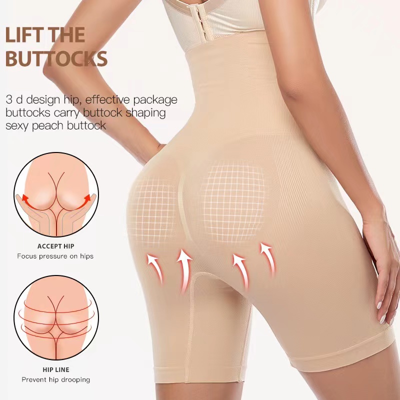 Innerbeauty Tummy Control Panty With Girdle High Waist Body Shaper Shorts Plus  Size Shapewear Women Hook Shaping Slimming