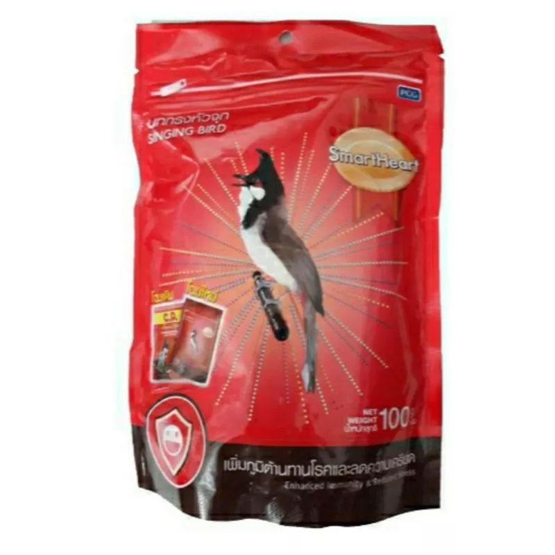 SmartHeart Cám Chào Mào thá¡ (Đỏ) 100g - Thức Ăn Chim -