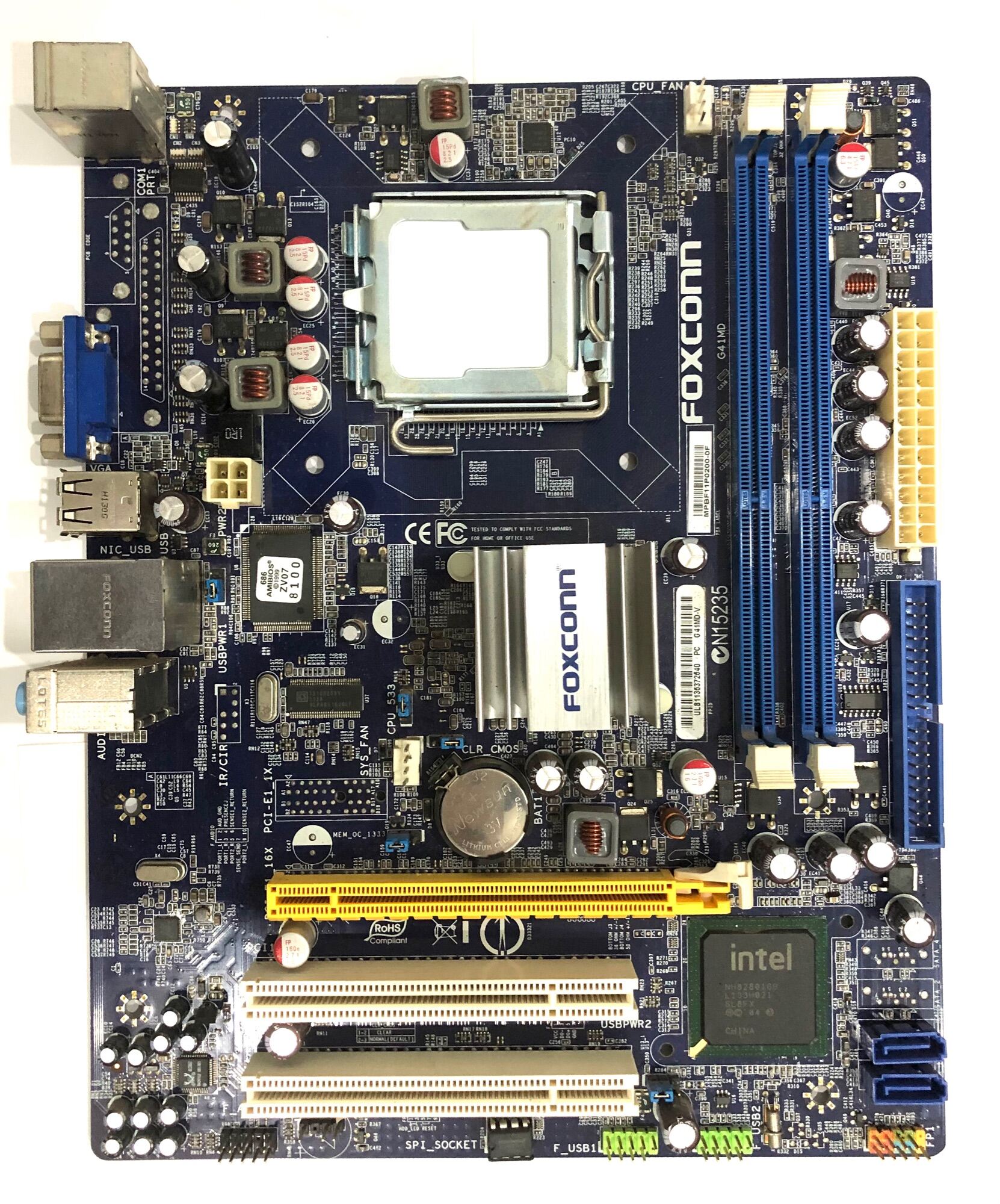 Main Intel, foxconn mới keng G41 sử dụng ram 2, có Fe