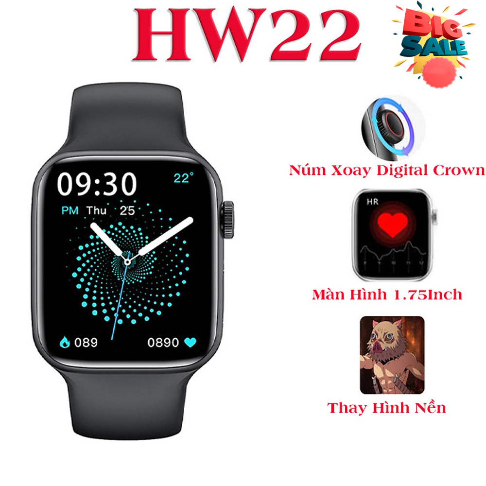 Đồng hồ thông minh HW22 Pro (Seri 6) - Kết nối NFC, Bluetooth, màn ...