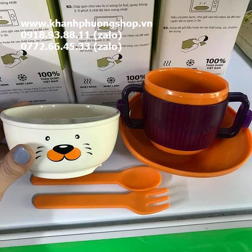 bộ ly chén dĩa cho bé ăn dặm - bộ ly chén dĩa