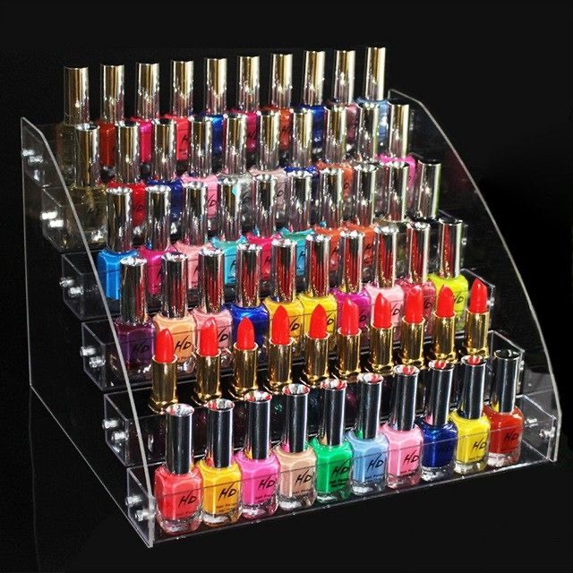 Kệ mica trưng bày sơn móng tay, kệ đựng đồ nail