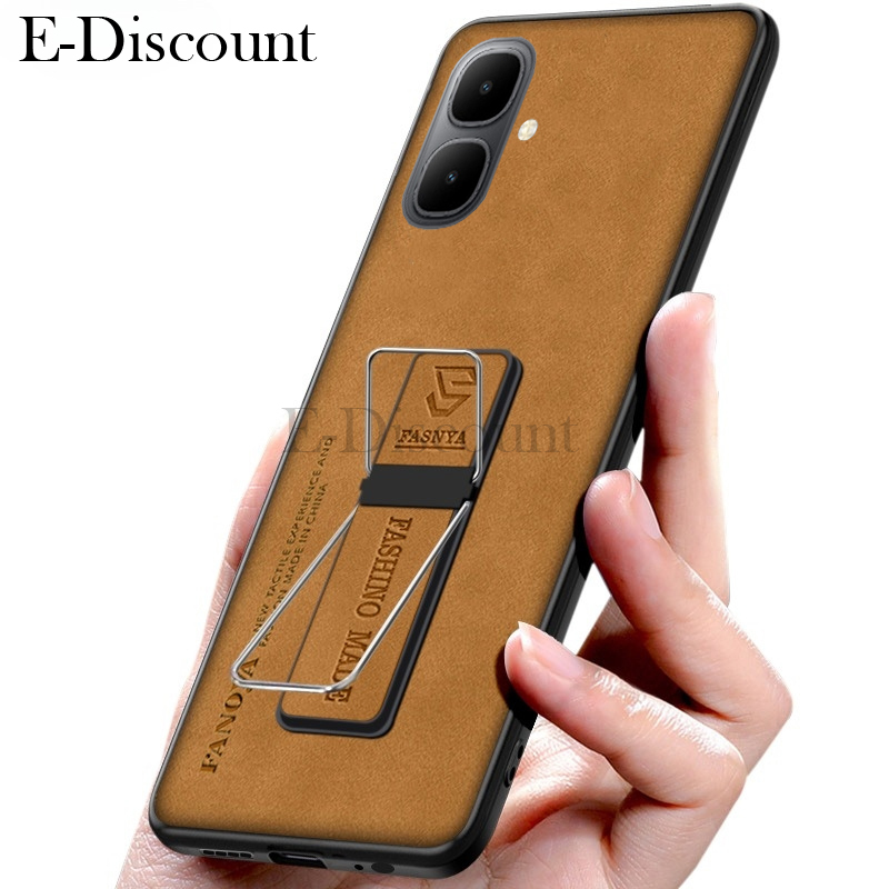 New Phone case infinix Smart10 Plus Back cover Ultra-thin Magnetic Holder Sheepskin Camera Protection Shock Absorption For infinix Smart 10 + case