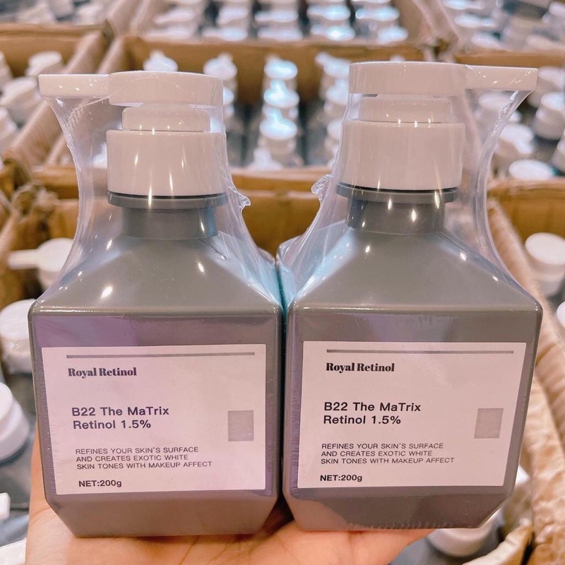 Kem ủ trắng royal retinol b22 the matrix 1,5% kem dưỡng trắng da body retinol 200g