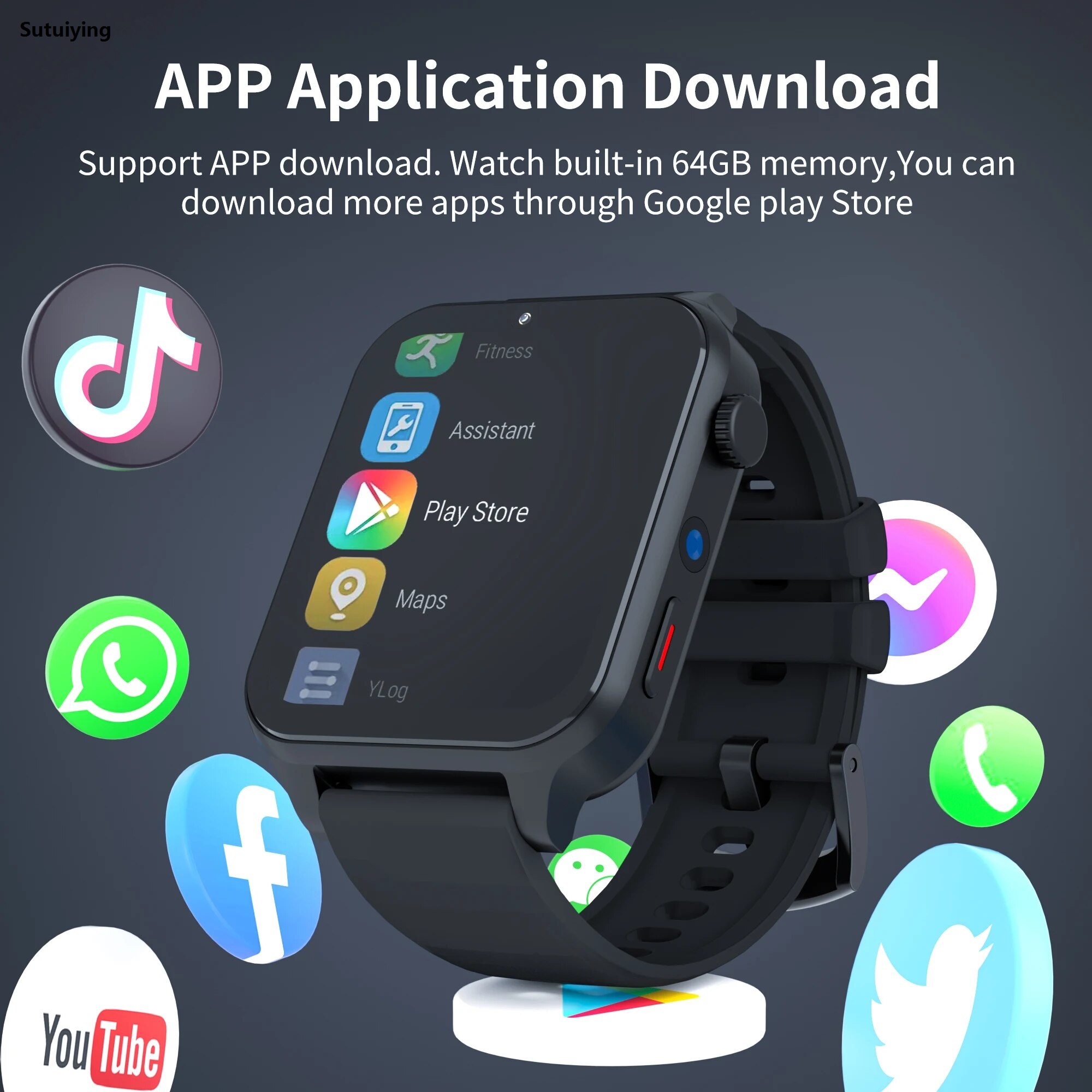Sutuiying%20BFDBF%20KOM3%204G%20Smart%20Watch%20Phone%204GB%2064GB%20Android%20LTE%20GPS%201.99%7C%20HD%20Camera%20Luxury%20Google%20Play%20Store%20SIM%20Card%20Ultra%20Fitness%20Sports%20Men%20Women%20FTJTR%20-%20Image%209