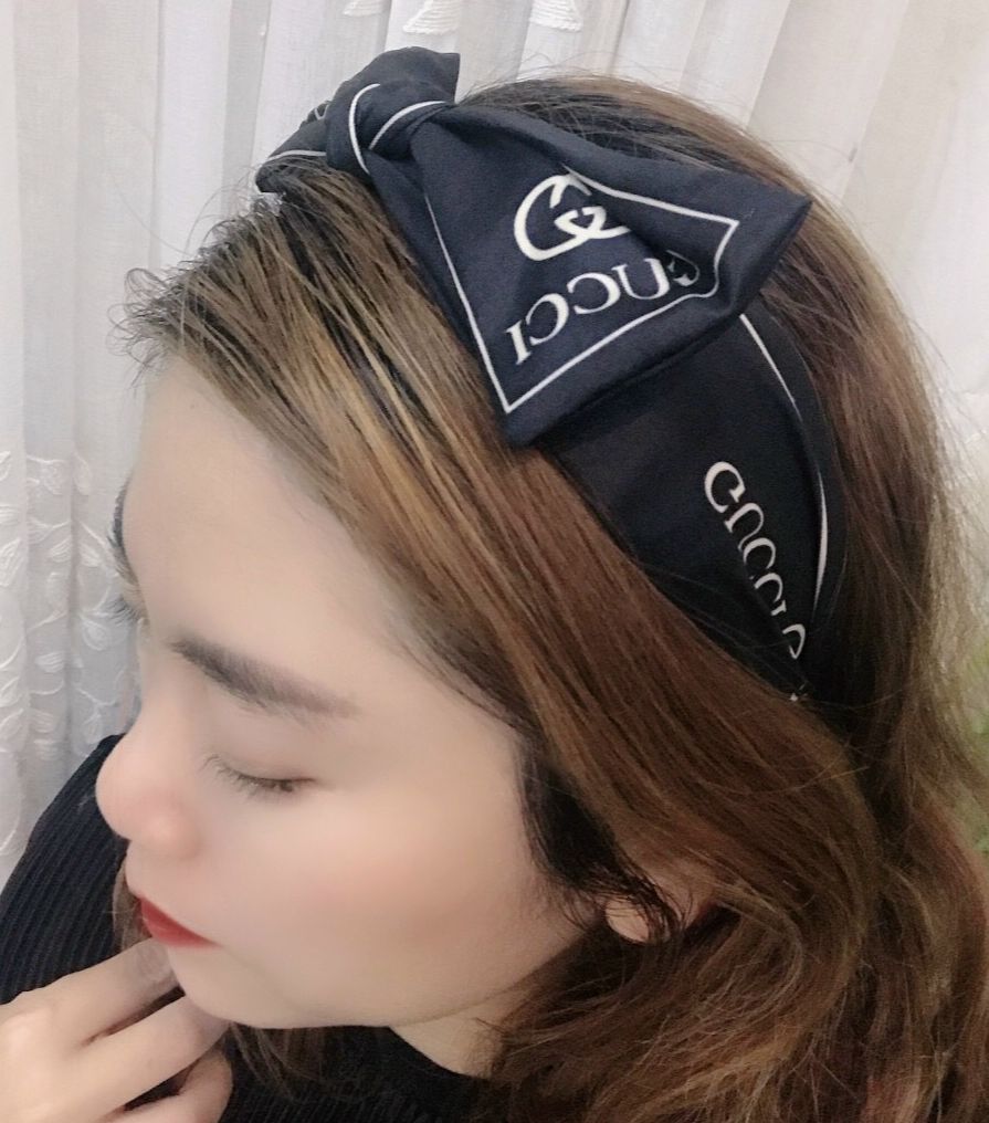 Băng Đô Cài Tóc Nơ Lớn Sang Trọng