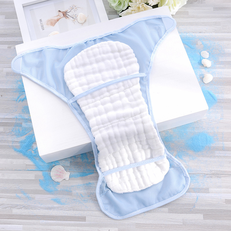 Tã dán, Bỉm vải lưới thoáng mát cho bé sơ sinh 0-12M