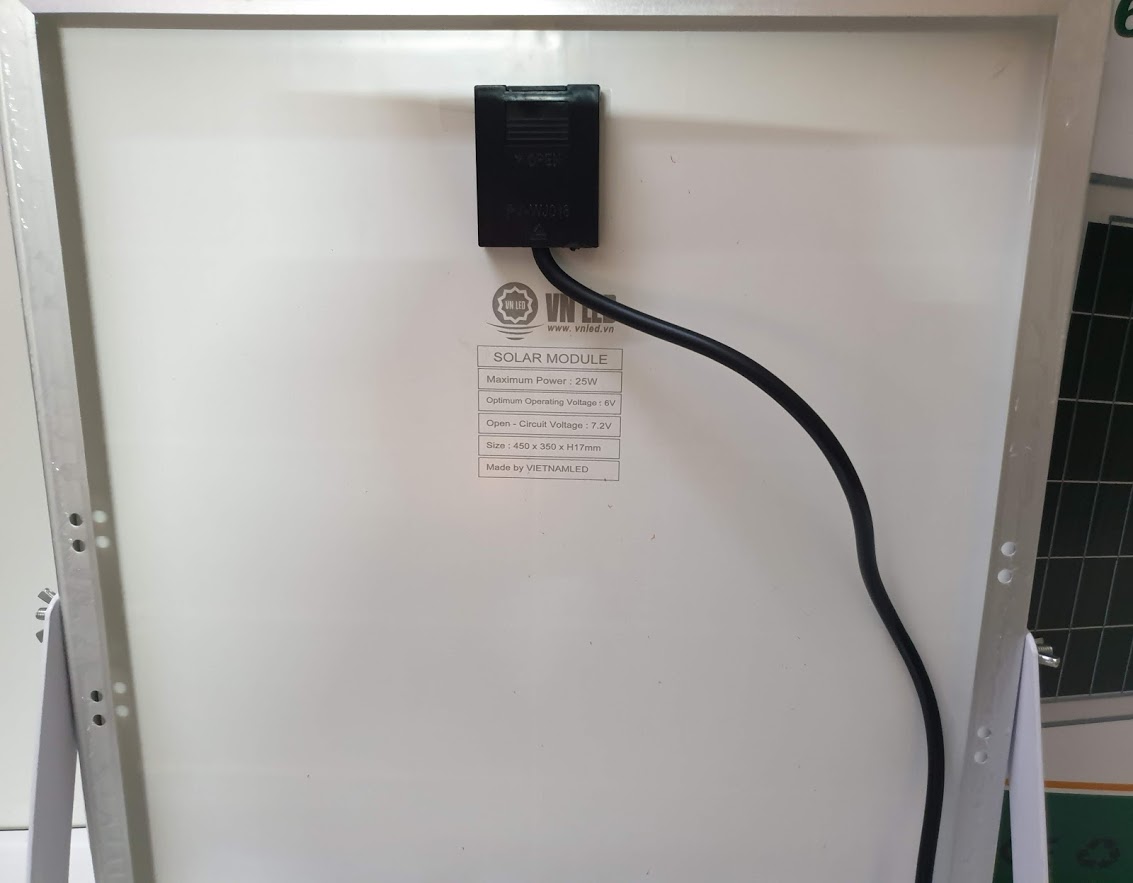 TẤM PIN NĂNG LƯỢNG MẶT TRỜI 25W 6V