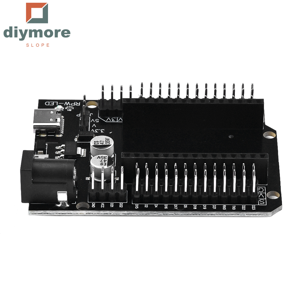 diymore slope ESP32 Super Breakout Board Expansion Board 3 Types Outputs for ESP32 Module ESP-WROOM-32 ESP32 Block PCB