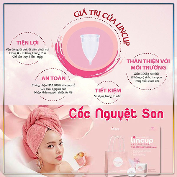 cốc nguyệt san lincup