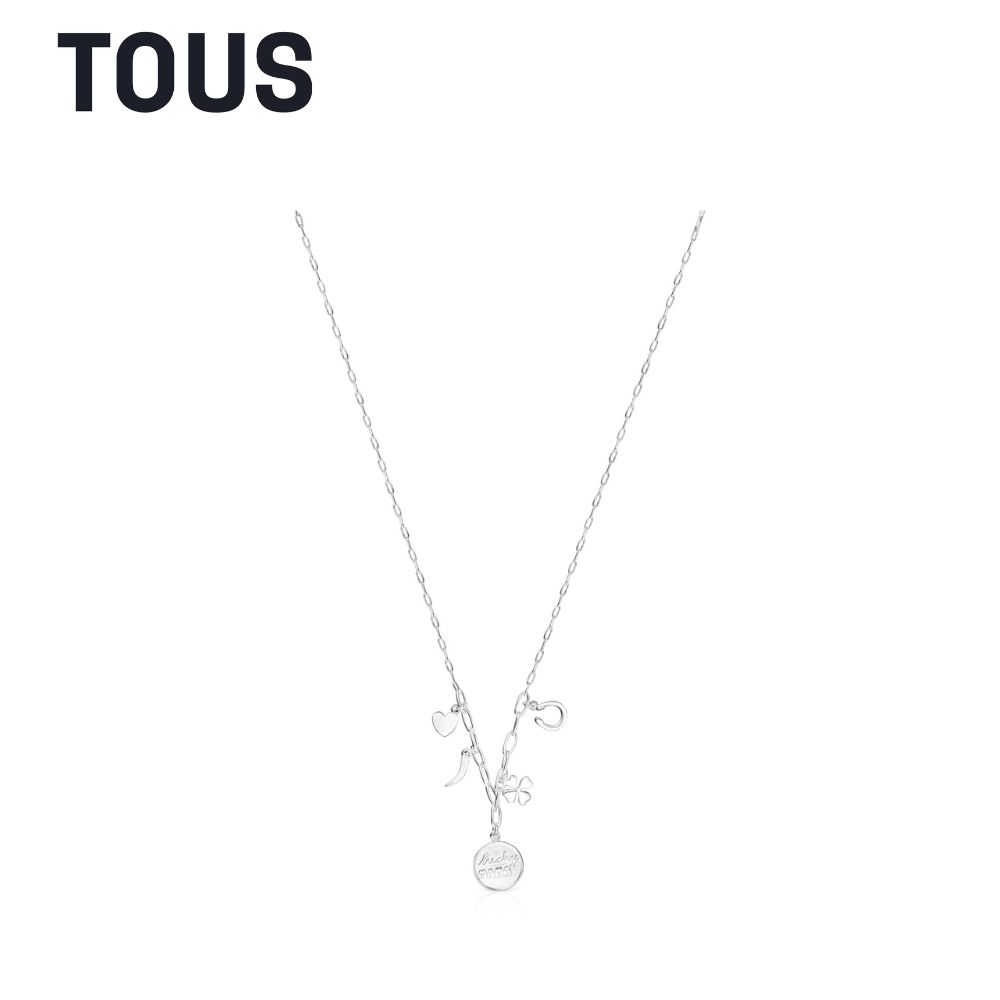 TOUS Good Vibes Mama Silver Charms Necklace | Lazada Singapore