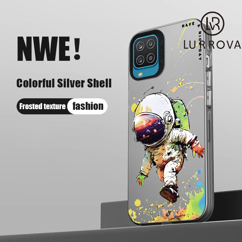 Case Samsung A12 M12 Graffiti Monkey Graffiti Doraemon Graffiti Panda Graffiti Astronaut Graffiti Black Cat Colorful cartoon mobile phone case