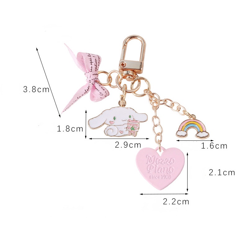 Cinnamon Keychain Headphone Protector Couple Bag Charms