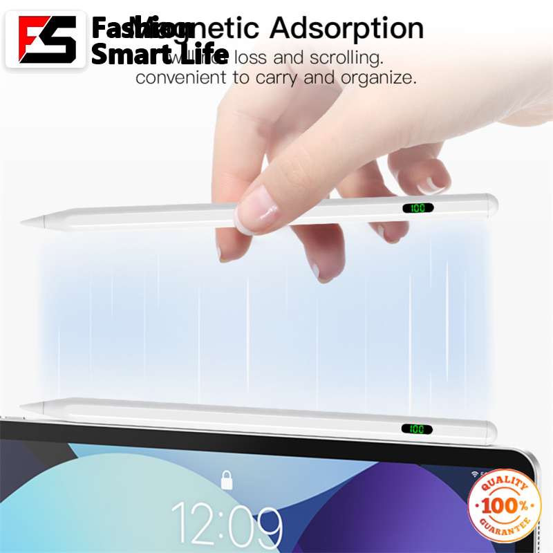 Capacitive Stylus Pen With Digital Power Display Compatible For Ipad Android Tablet PC (2268 Digital Display Universal)