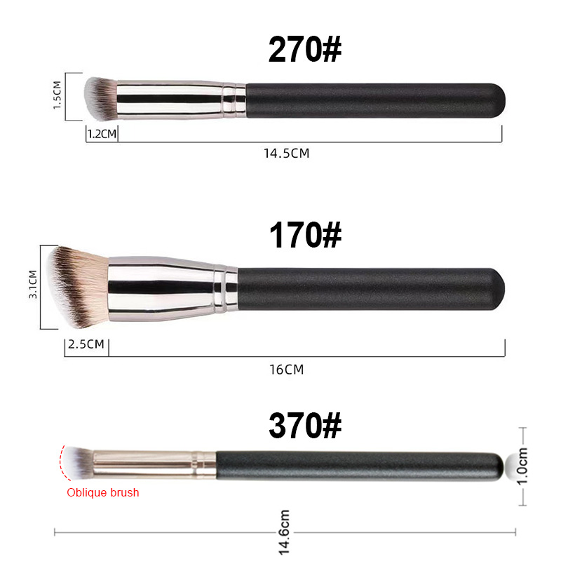 SUAKE  170/270 Cọ trang điểm đầu tròn đánh kem nền dễ dàng thao tác