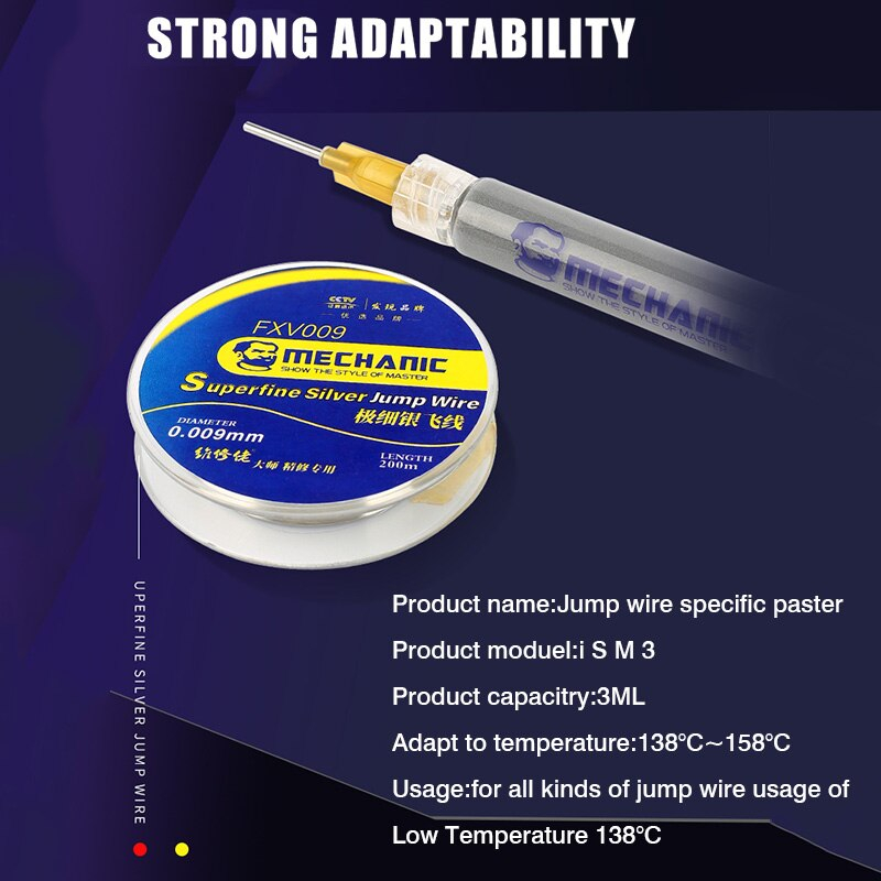 Thiếc hàn MECHANIC iSm3 138 độ tuýp 3ml (H20)