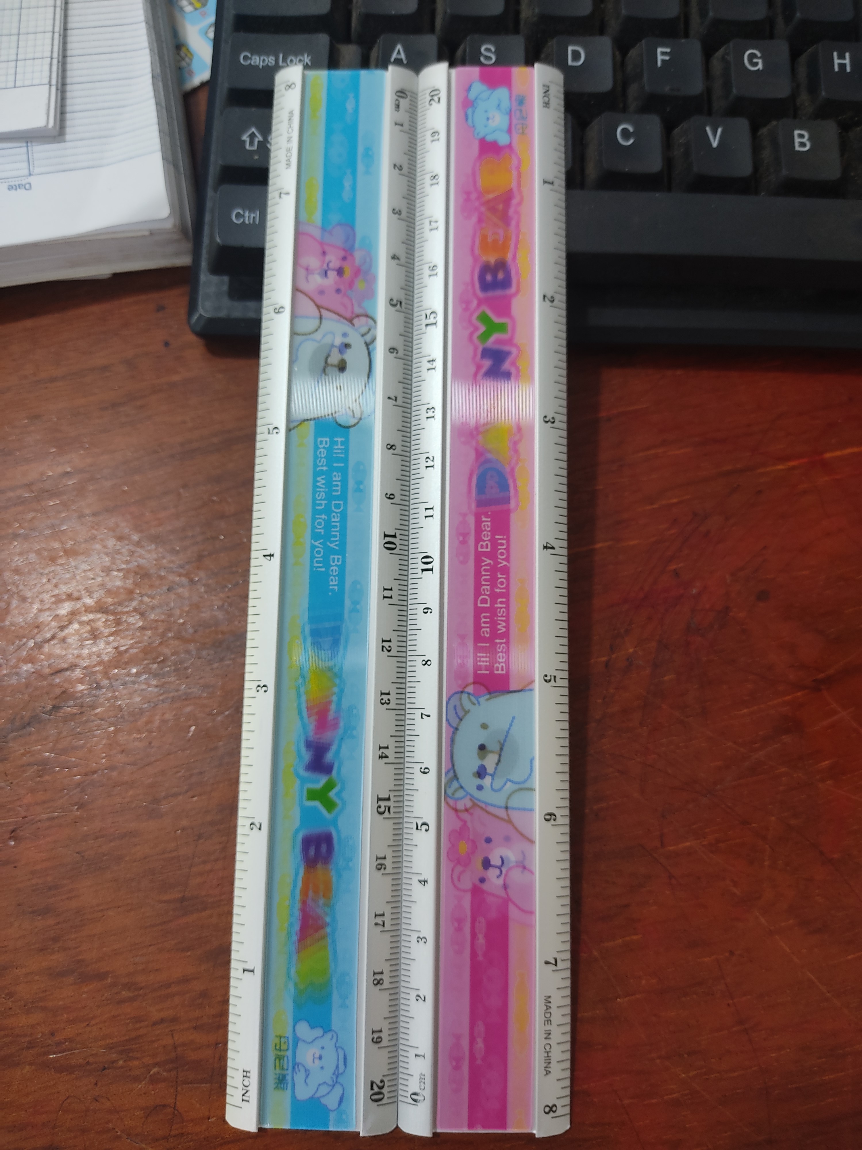 2 Cây thước nhôm 30cm