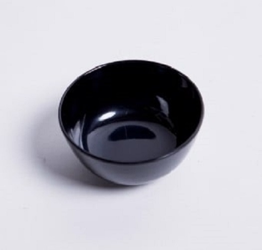 Chén bát ăn cơm melamine màu đen