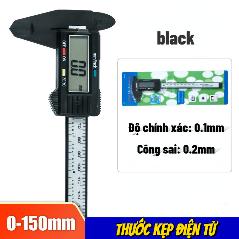 Thước kẹp màn hình lcd 150mm - thước cặp điện tử cacbon