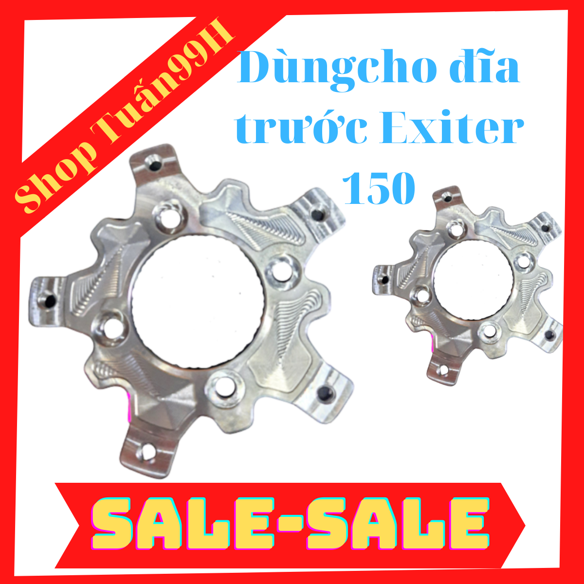 Lòng nhôm CNC dành cho đĩa trước Exciter 150