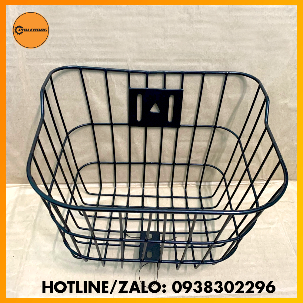 Rổ xe đạp cao cấp - sơn tĩnh điện chống rỉ