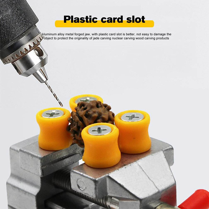 mini vice vice 360 degree rotatable vice mini walnut clamping tool suction-cup